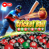 Cricket Ball Roulette lucky game live casino